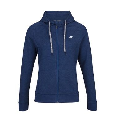 Babolat Hooded Jacket Exercise Club 2021 dark blue Girls